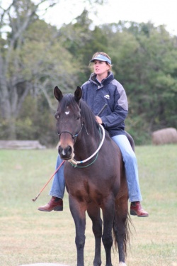 Kelly at a previous clinic at Broadview